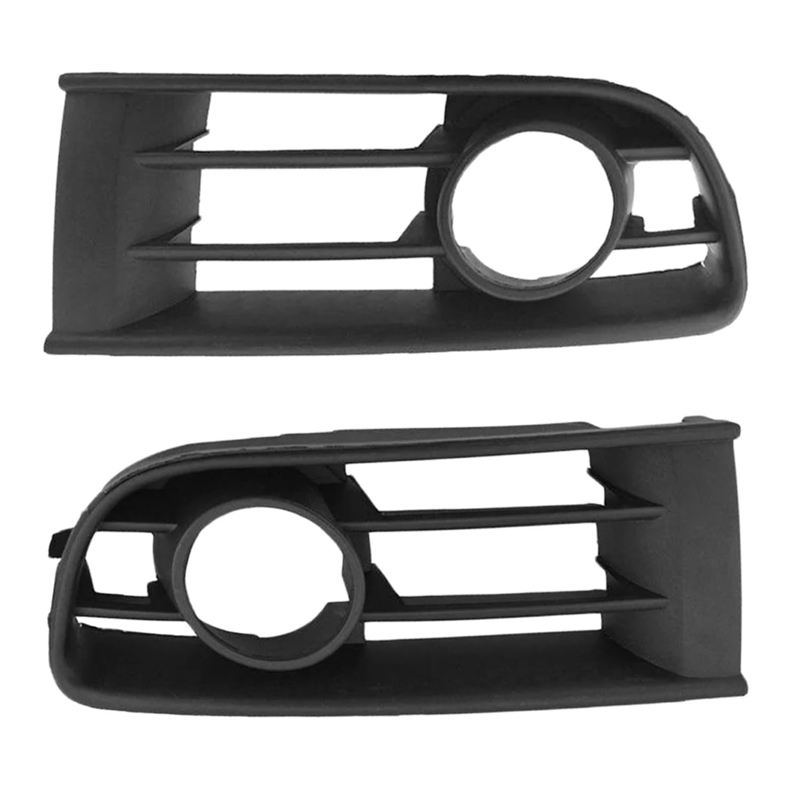 KMLONG Auto-Frontstoßstangen-Nebelscheinwerfer-Lampengitter-Abdeckung, passend for VW, passend for Polo, Typ 9N 2002–2005 6Q0853666 links rechts Blendenabdeckung für Nebelscheinwerfer an der Fron(1 pa von KMLONG