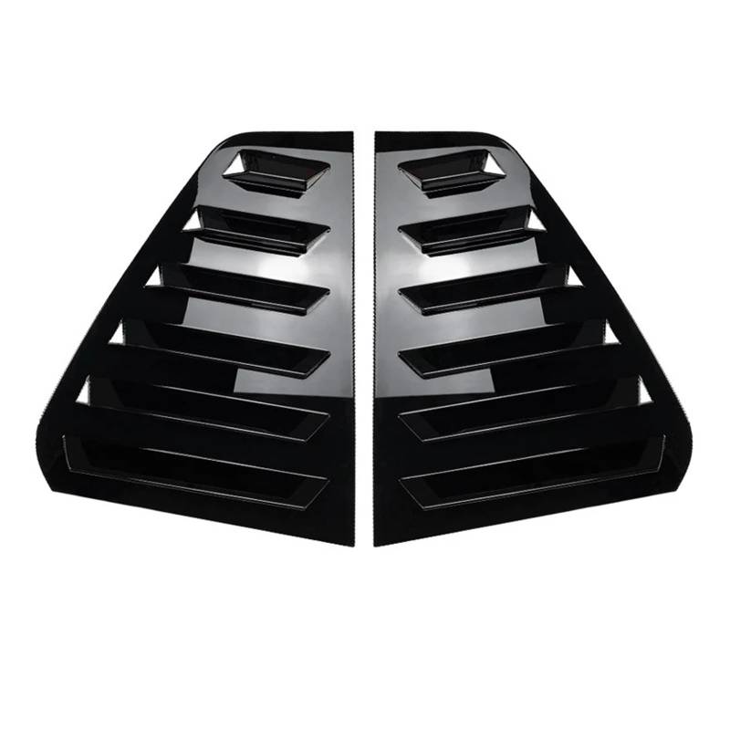 KMLONG Auto-Heckscheibenabdeckung, Zieraufkleber, passend for Volkswagen, passend for VW, passend for Golf 6 MK6 2008–2012, Auto-Dekoration, Fensterjalousie, Seitenlüftung, Carbonfaser-Rollladen Abdec von KMLONG