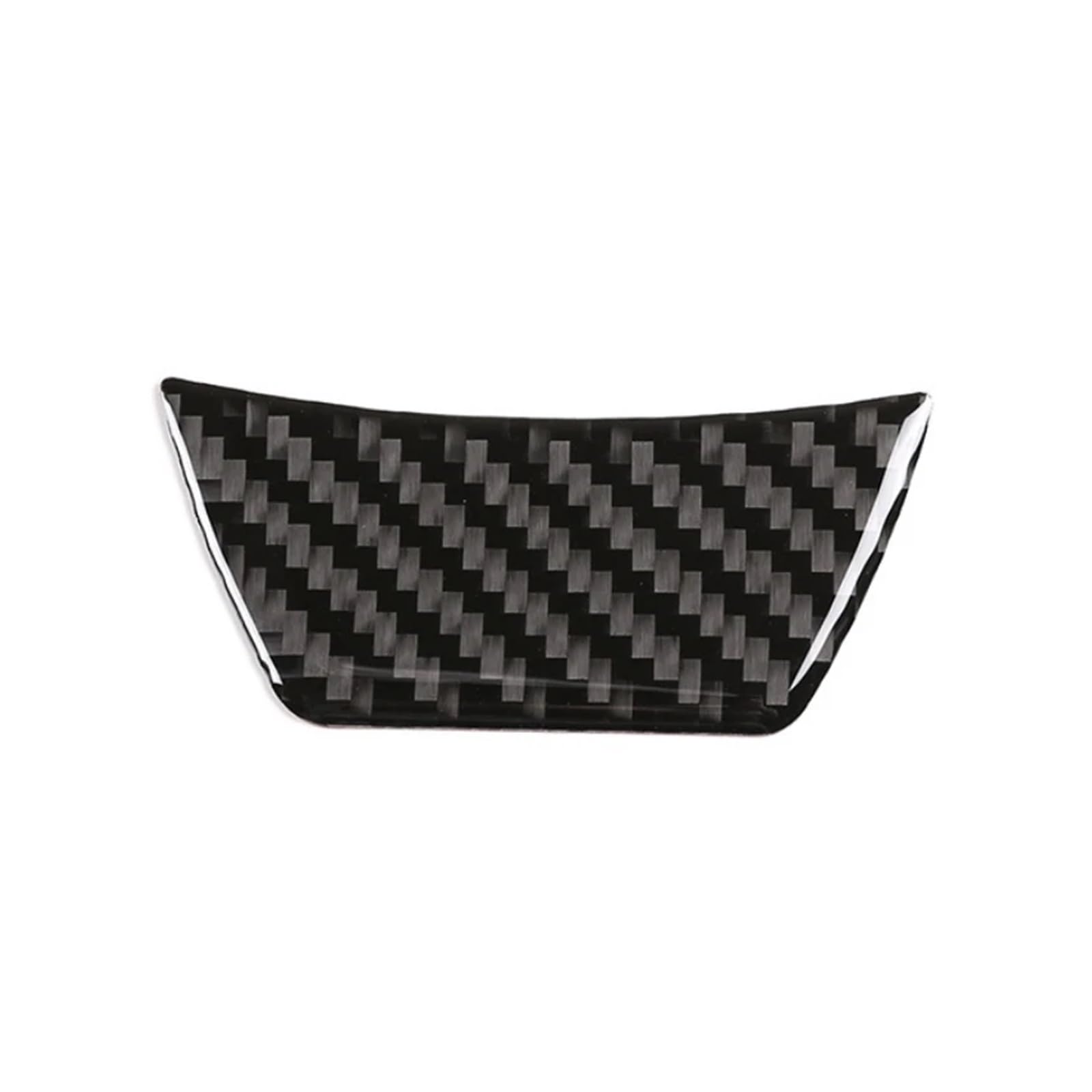 KMLONG Auto Lenkrad Panel Abdeckung Dekor Fit for Toyota Highlander 2015-2018 Innen Carbon Faser Lenkradrahmenfolie von KMLONG