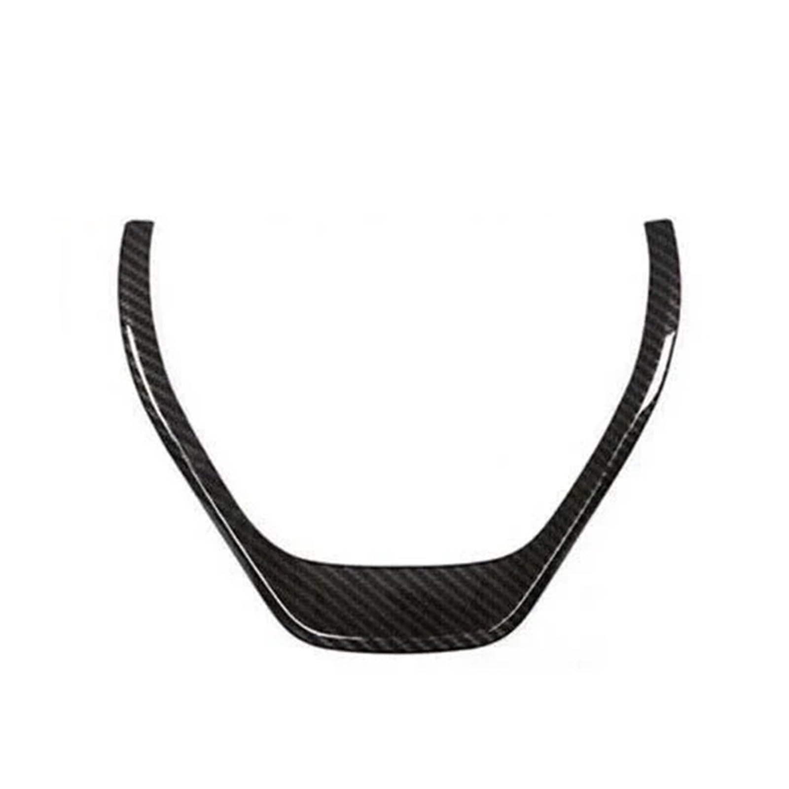 KMLONG Auto-Lenkradabdeckung, passend for BMW 3er F30 F31 F34 2013–2018, ABS-Kohlefaser-Stil, Innenrahmen, Aufkleberleisten Lenkradrahmenfolie(Carbon) von KMLONG