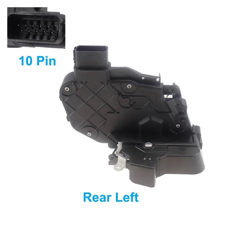 KMLONG Autotürschloss-Aktuator-Verriegelungsmotor, passend for Range Rover, Evoque, Jaguar, Land Rover, Discovey, Freelander LR011277 LR011302 LR011275 Kofferraumverriegelungsmechanismus(Rear Left) von KMLONG