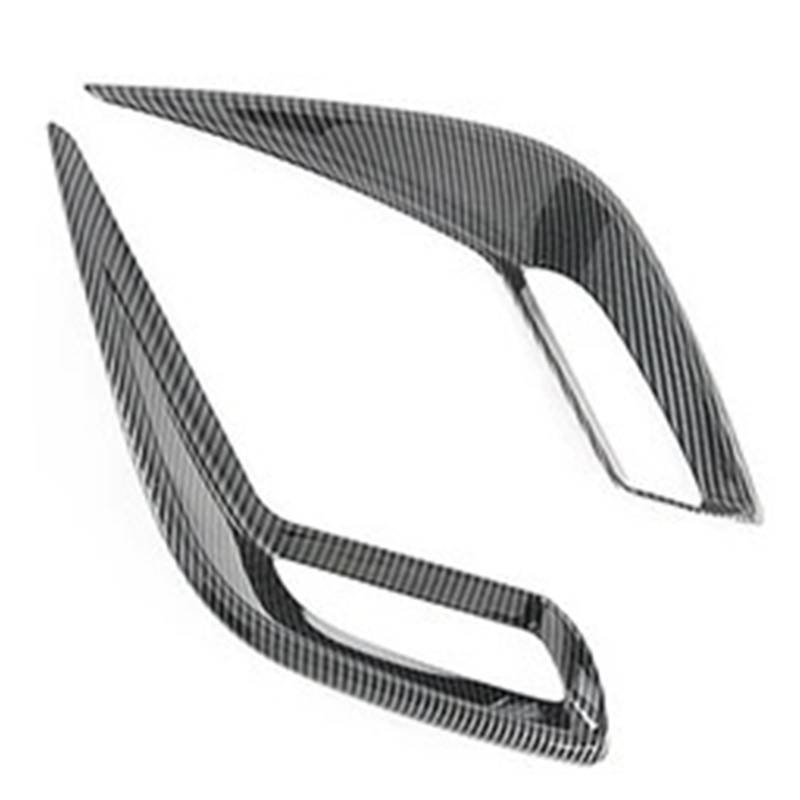 KMLONG Hinten Nebel Licht Lampe Abdeckung Trim Fit for Toyota Corolla Cross 2020 2021 ABS Lünette Außen Garnieren Kfz Nebelscheinwerferschutz(Carbon Fiber Pattern) von KMLONG