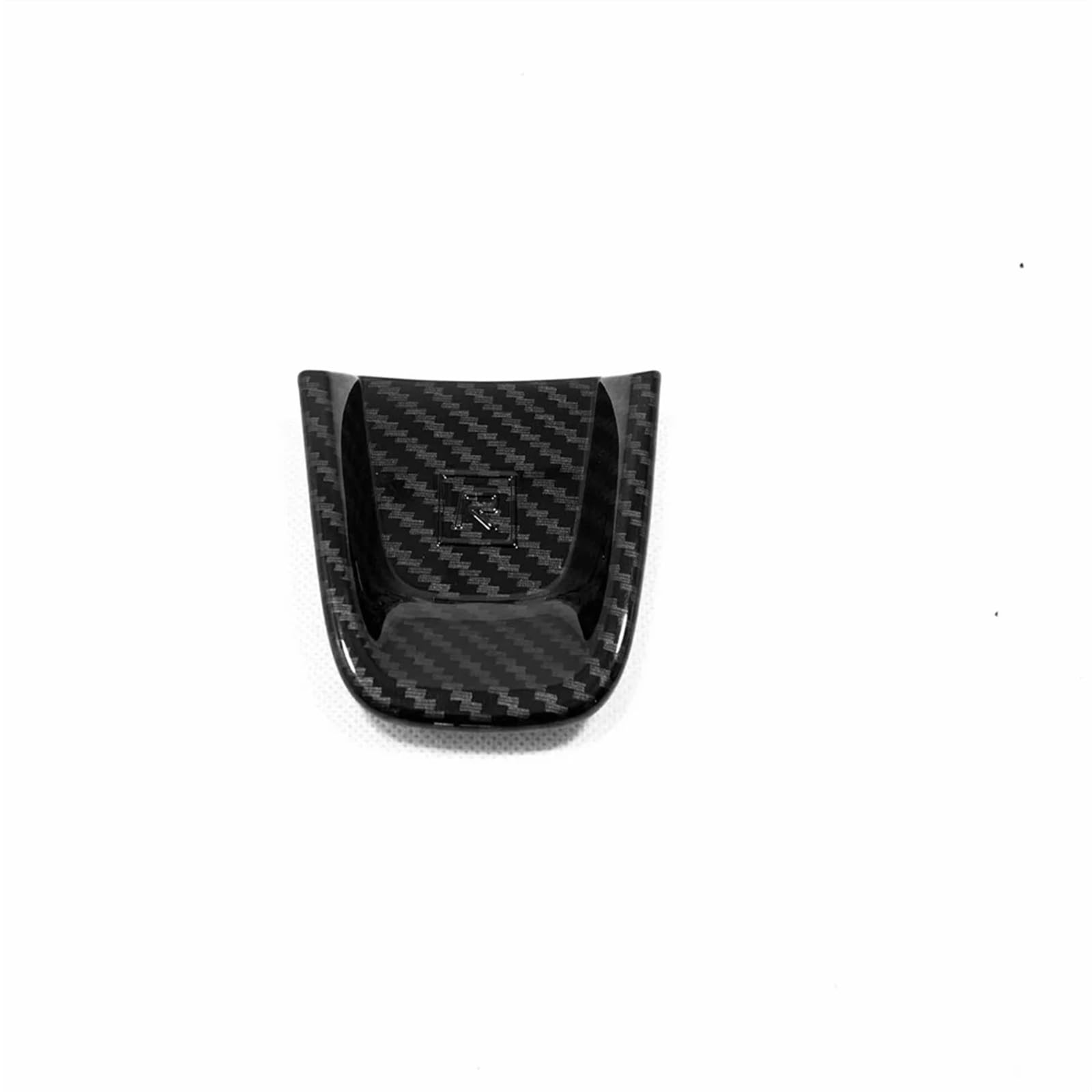 KMLONG Innenzubehör, Auto-Lenkradabdeckung, Verkleidung, passend for Volvo XC40 XC 40 2019 2020, Lenkrad-Aufkleber, Rahmen, Teile, Styling Lenkradrahmenfolie(Carbon fiber) von KMLONG