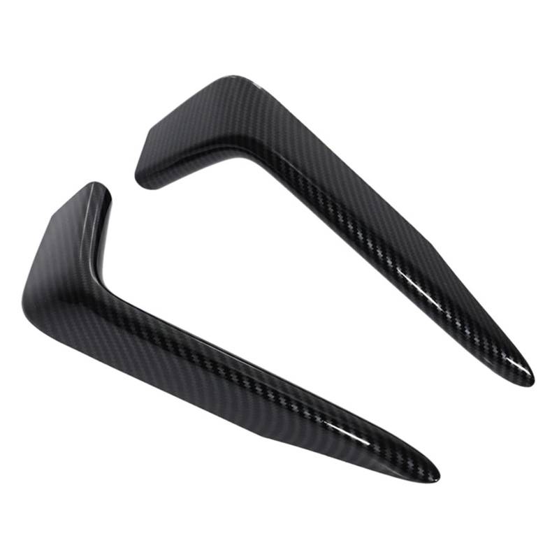 KMLONG Nebelschlussleuchte Trim Fit for Civic Hatchback 2019-2020 Auto Carbon Fiber Lampe Abdeckung Form Lünette Garnieren Aufkleber Kfz Nebelscheinwerferschutz von KMLONG