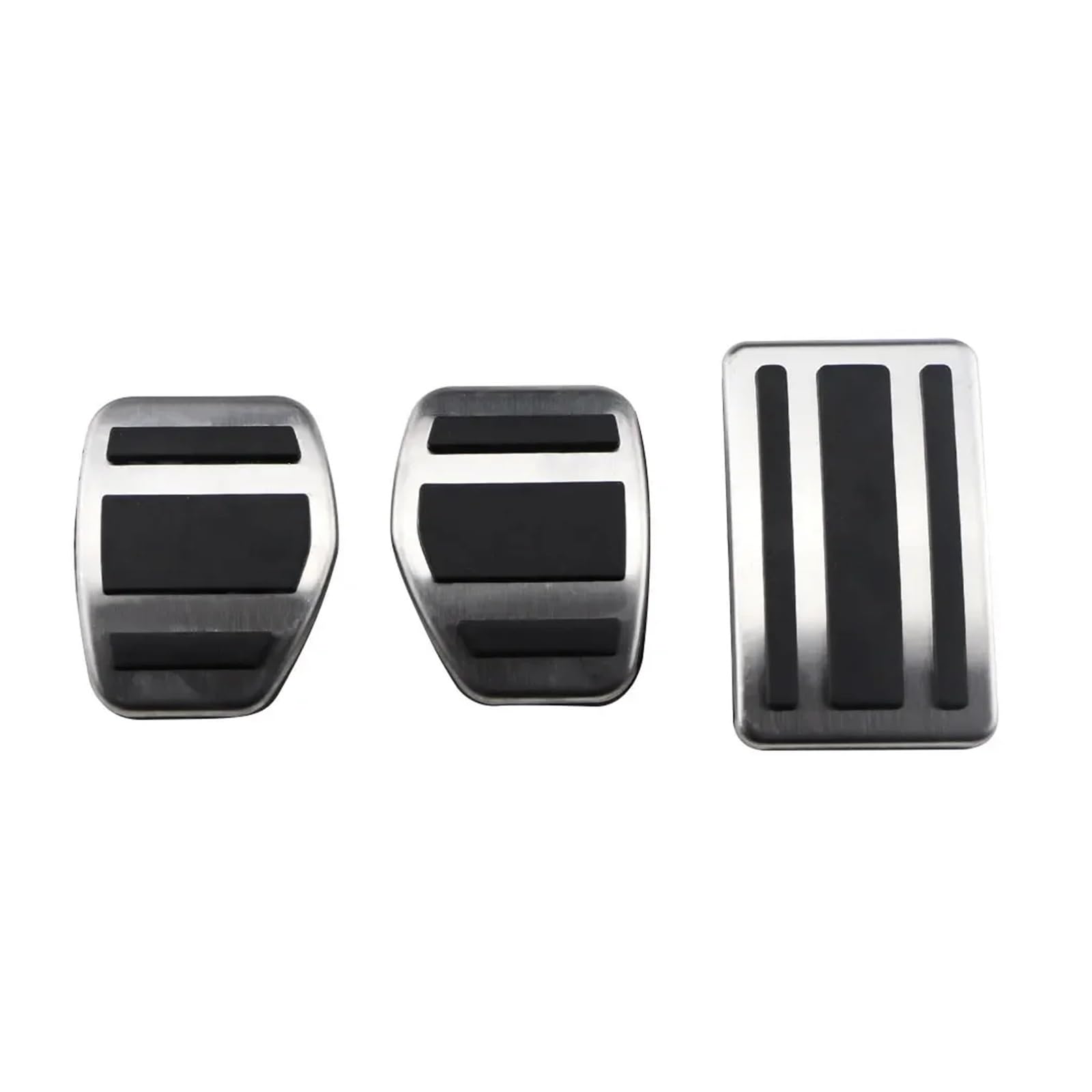 KMLONG Verkleidung for Kraftstoffbremspedalabdeckung for Autos, passend for Peugeot, 508, passend for Citroen, C5 2012–2014, C6-Zubehör, Edelstahl, rutschfest Fußpedalpolster(MT pedal) von KMLONG