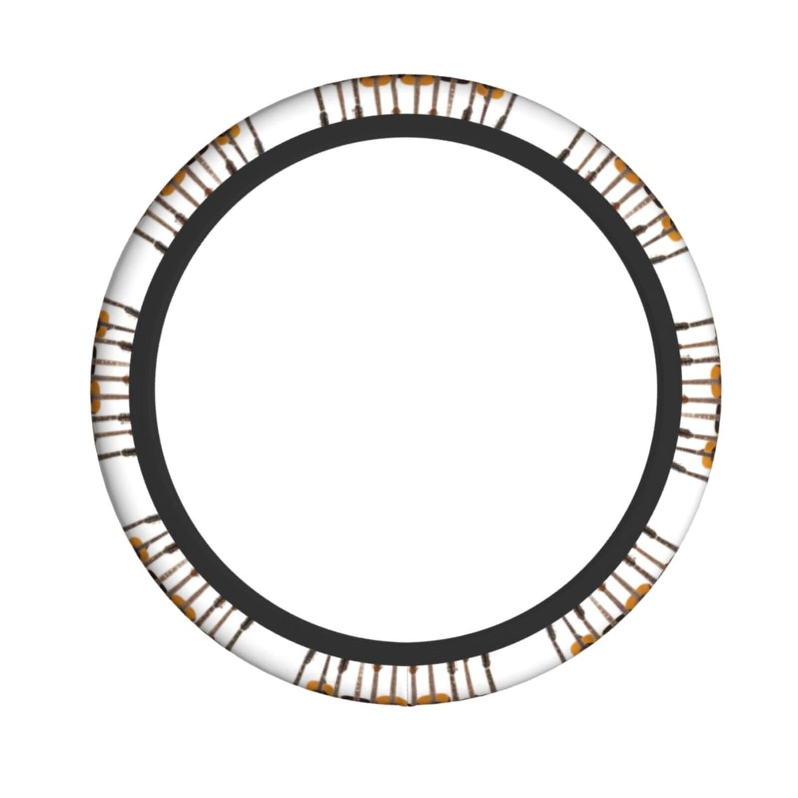 Lenkradbezug für Gitarre, weich, elastisch, bequem, rutschfest und praktisch, 38,1 cm (15 Zoll), universal, für Herren und Damen von KMNHBGF