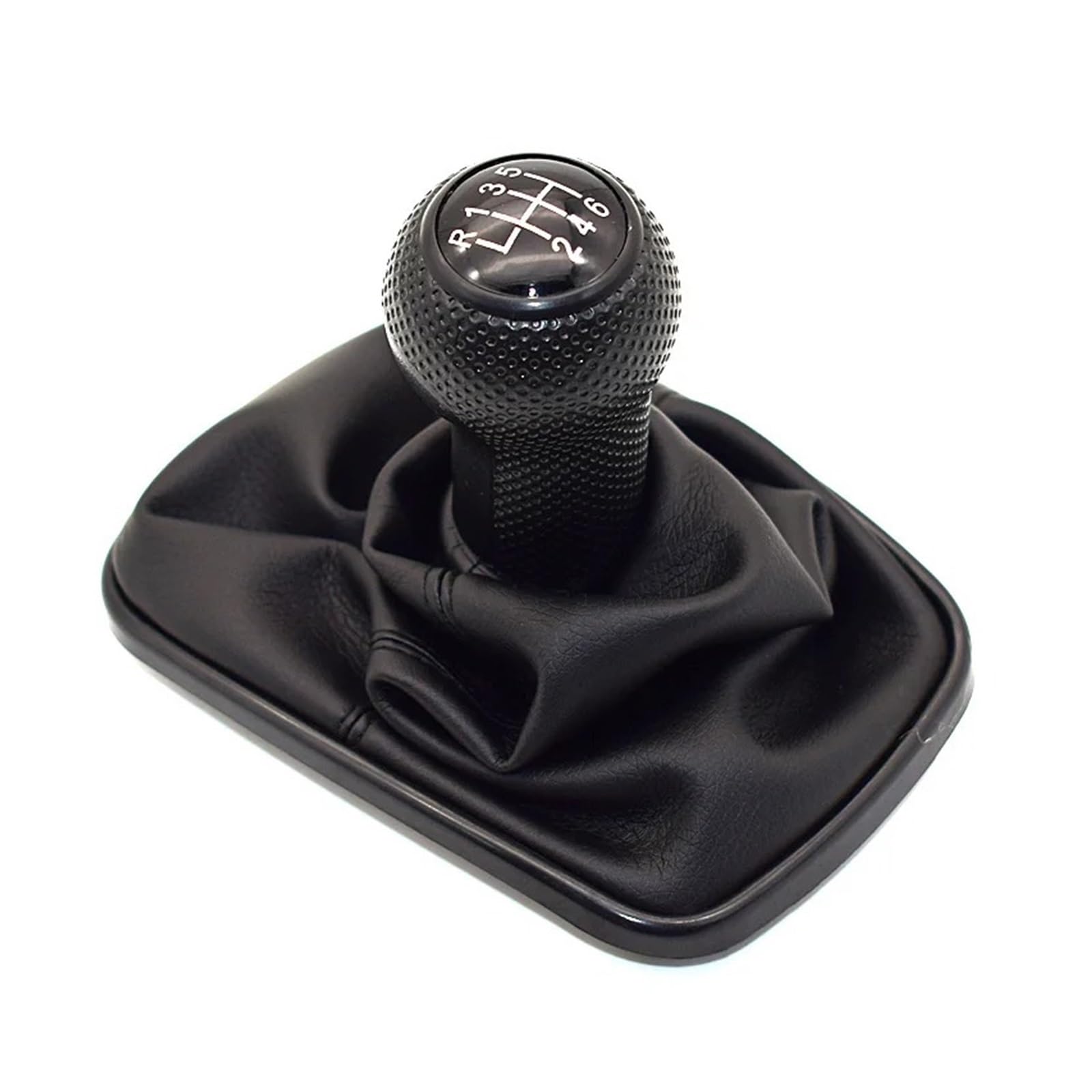 Schaltknäufe Für VW Für Golf 4 IV MK4 Für GTI R32 Für Bora Für Jetta 1999-2004 5/6 Geschwindigkeit 12mm Schaltknauf Hebel Schalthebel Gamasche Boot Schaltsack Schaltmanschette(6 Speed) von KMVPVGZHCN