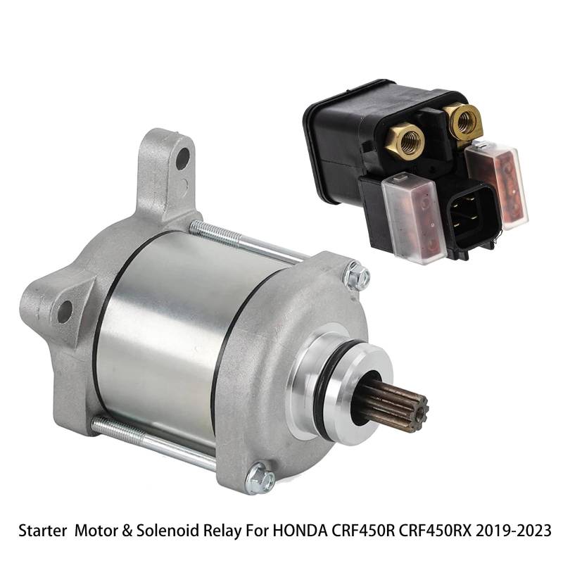 31200-MKE-A71 35851-MKE-A11 Starter Motor Und Magnet Relais Kompatibel Mit H Motorrad CRF450R CRF450RX 2019-2023 Motos Motor Teile von KNAVOPLEX