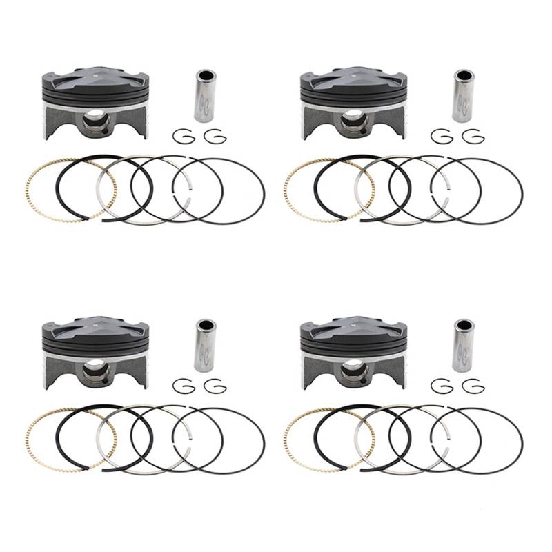 4/1 Sätze Motorrad Kolben & Ring Set STD 67-68mm Kompatibel mit CBR600 F5 2003-2005 CBR 600(4sets oversize 50) von KNAVOPLEX