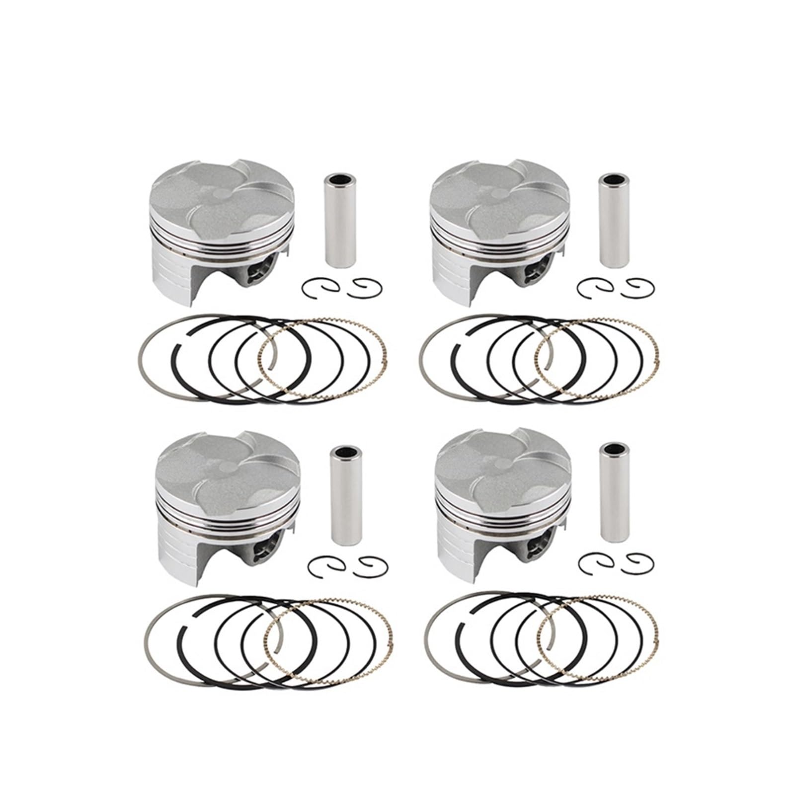 Motor STD Bohrung 67mm 4 Sets Kolben Kit & Ringe kompatibel mit CBR600 F5 2003-2005 13101-MEE-000 CBR 600(OVERSIZE 100) von KNAVOPLEX