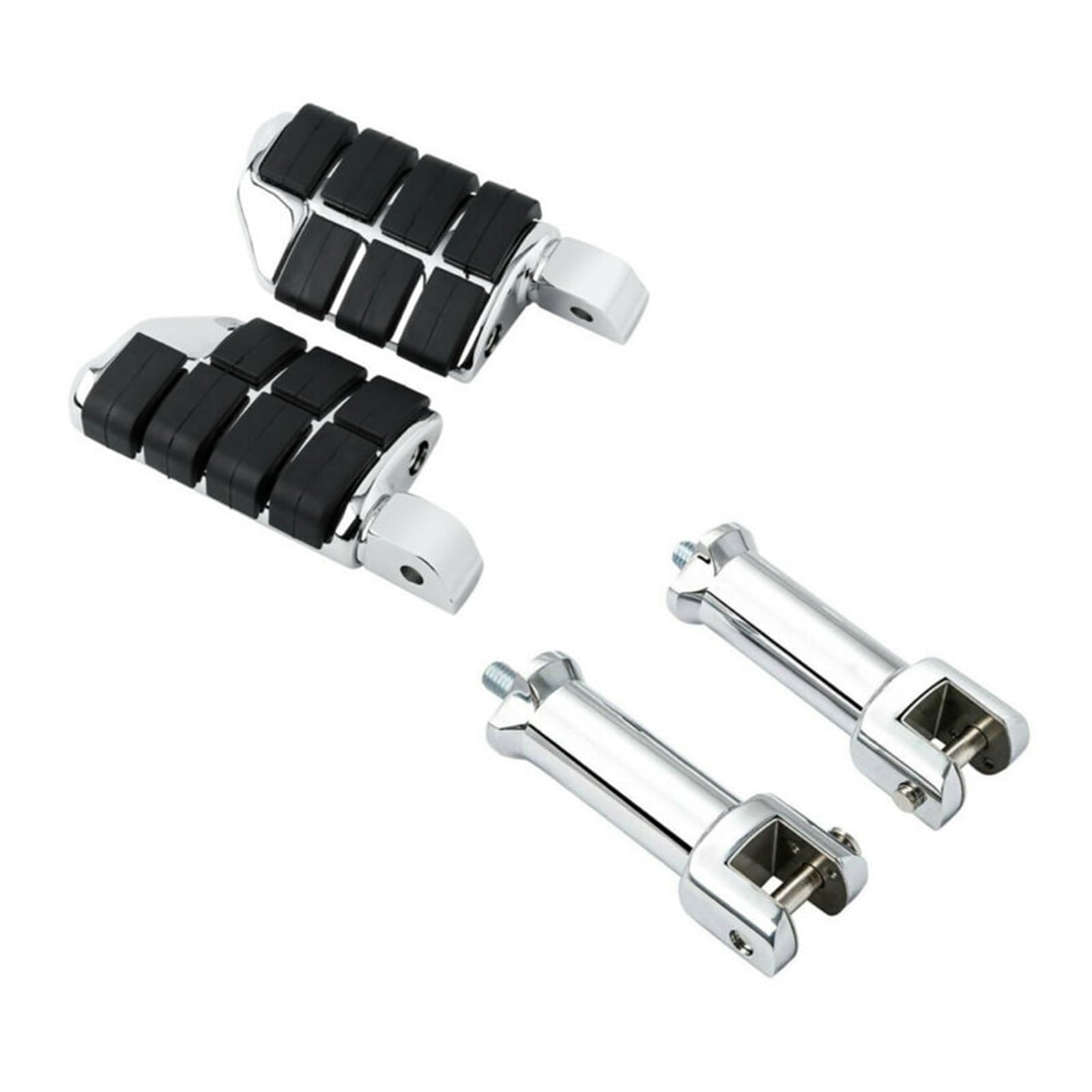 Motorcycle Rear Footpeg W/Supports Mounts Compatible With Harley Deluxe FLDE Sport Glide FLSB Breakout Heritage Classic Softail 2018-2020(One Set) von KNAVOPLEX