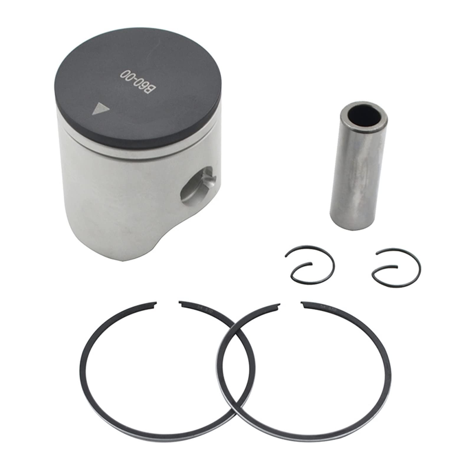 Motorgröße 54mm Kolben und Ringset kompatibel mit 125 SX 2001-2022 XC-W 2017-2019 50330007500 I II 50330007400 Teile Zubehör von KNAVOPLEX