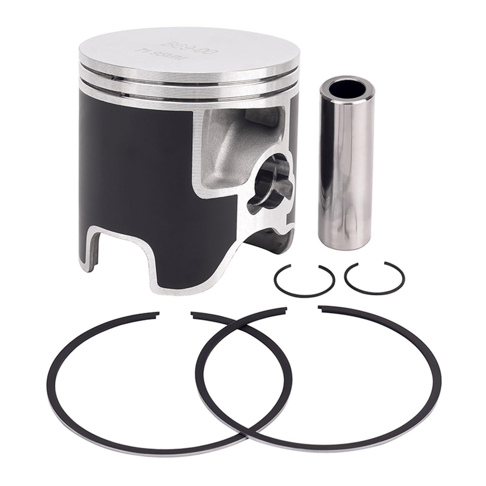 Motorrad Motorrad Zubehör Zylinder Bohrung 71,95mm 72,45mm 72,95mm Kolbenringe Kit Kompatibel Mit Gas Gas EC 300 2021-2022 EX 300 2022(Oversize 100) von KNAVOPLEX