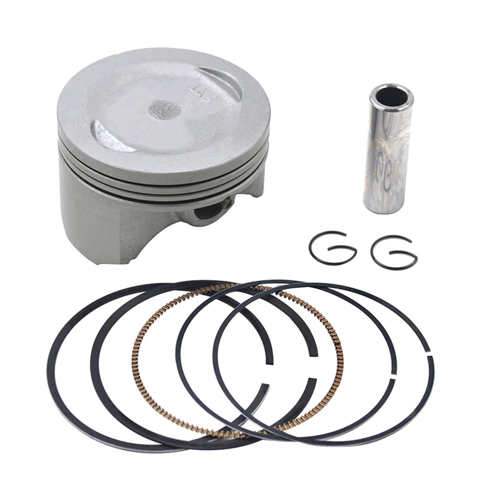 Motorrad STD ~ +150 Bohrung 74mm ~ 75.5mm Kolbenringe Kit Kompatibel mit YAMAHA XG250 Tricker 250 2004-2007 XG 250 5XT-11631-00(Oversize 0.25) von KNAVOPLEX