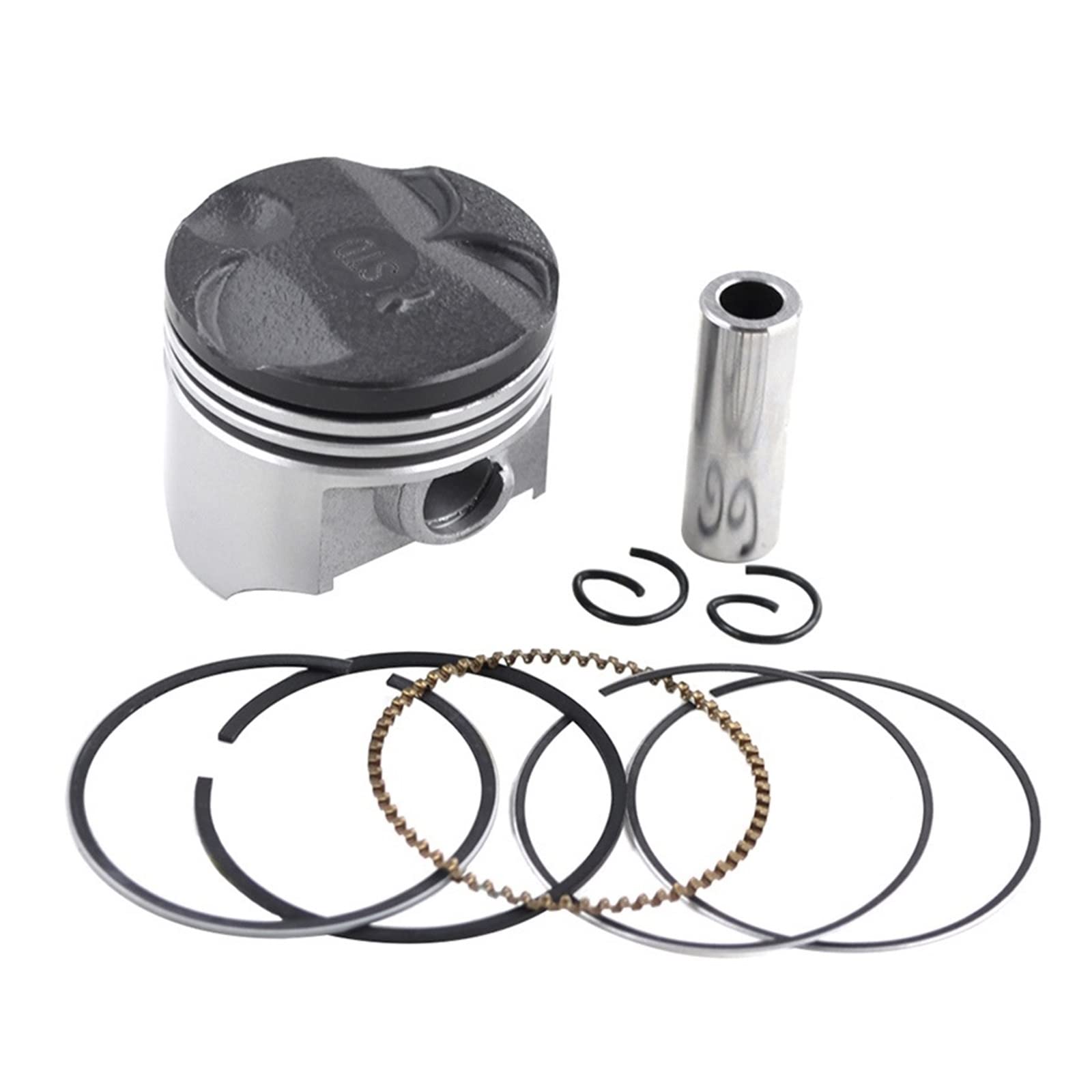 Motorrad STD 38 38.25 38.5 38.75 39mm Kolbenring Kit Kompatibel mit YAMAHA XC50D BX50 CE50 NS50F XF50 XF50Y XF50D XF50L YN50F YW50F(Oversize 100) von KNAVOPLEX