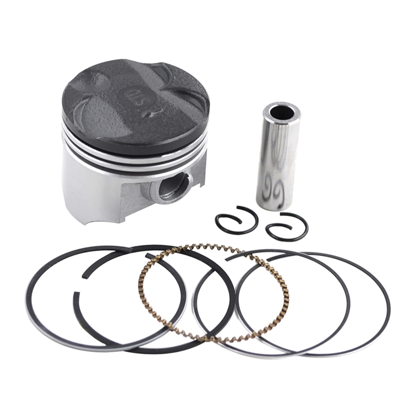 Motorrad Zylinder Bohrung 38 38,25 38,50 38,75 39mm Kolbenringe Kit Kompatibel Mit Yamaha CE50D Jog Deluxe 13-17 CE50P Jog Pe(Assemby 38,5mm) von KNAVOPLEX