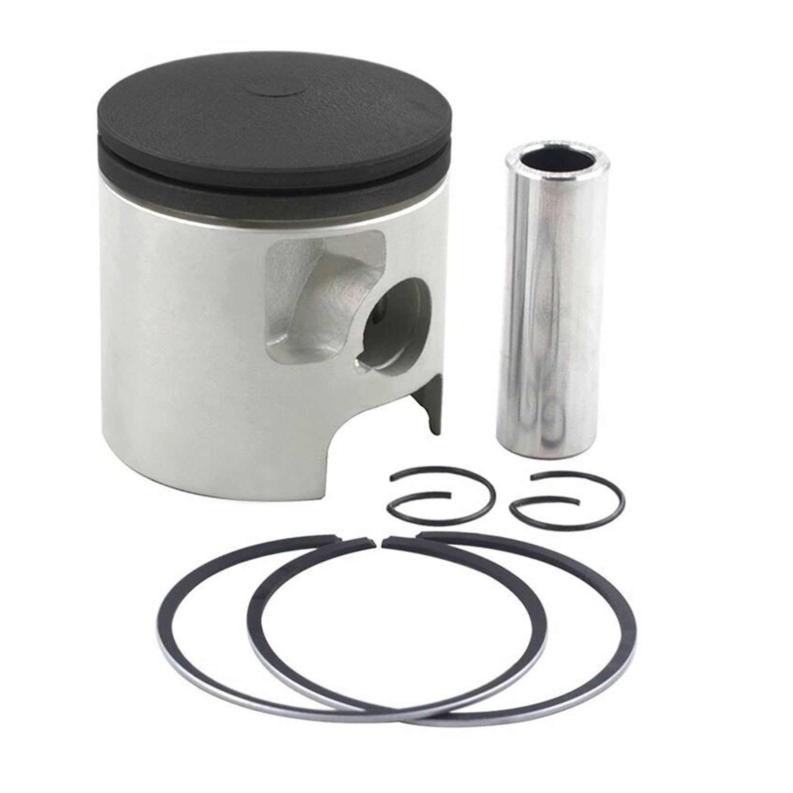 Motorrad Zylinder Bohrung 56 56,25 56,50 57mm Kolbenringe Kit Kompatibel Mit Kawasaki KDX125 KDX 125(Piston Kit 57mm) von KNAVOPLEX