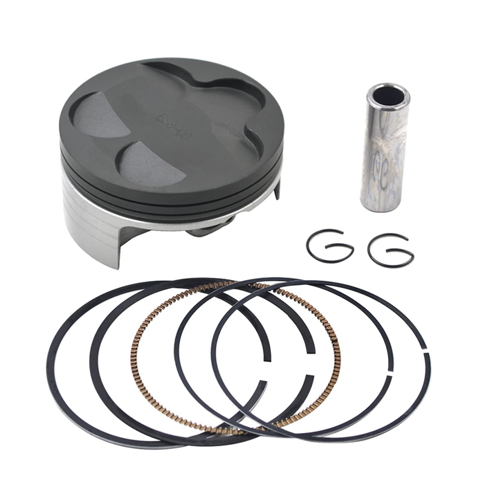 Motorrad Zylinder Bohrung Übergröße +600 83mm Kolbenringe Kit Kompatibel Mit YAMAHA YZ250F 2001-2007 WR250F 2001-2013 5NL-11631-20-00 von KNAVOPLEX