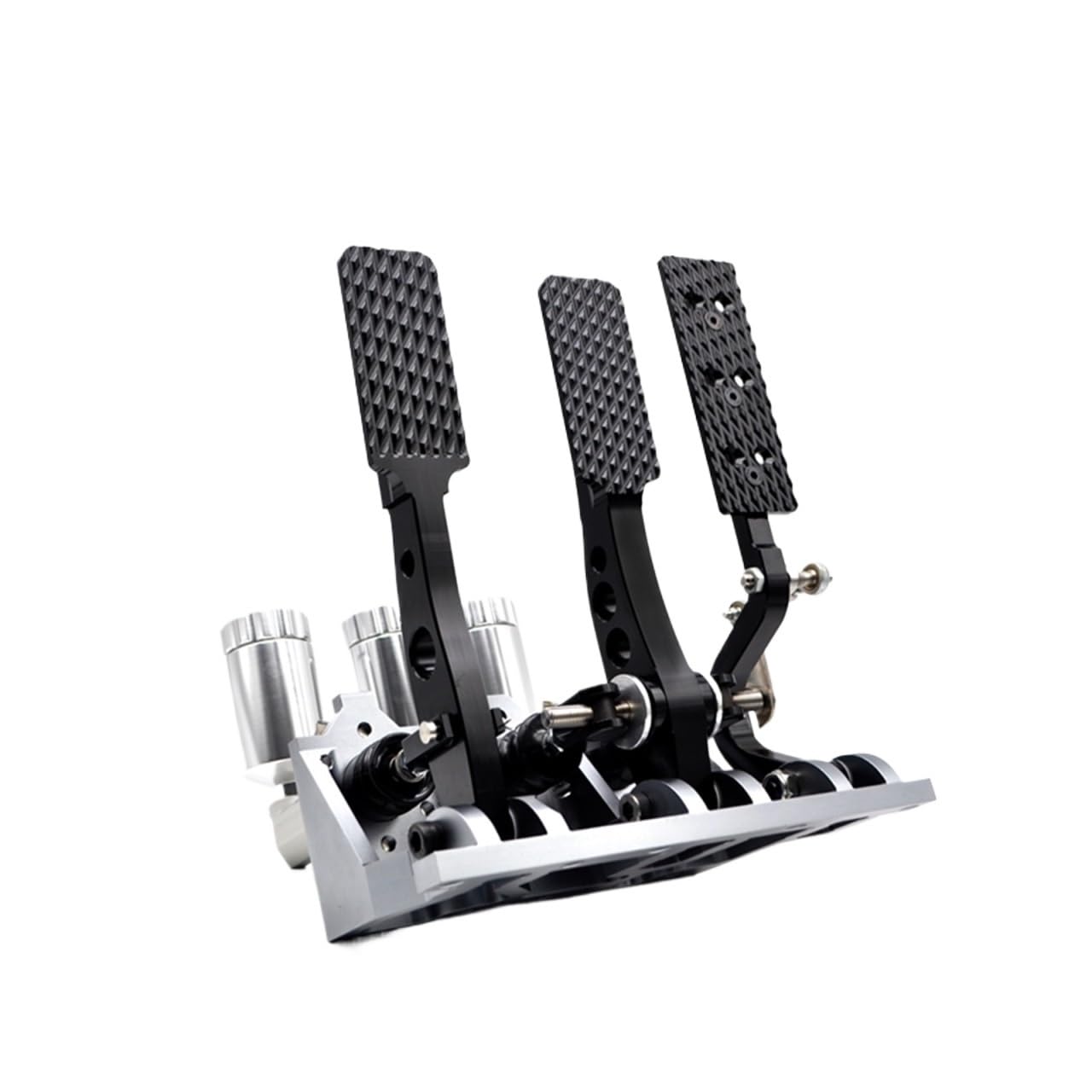 Racing Car Black Aluminum Brake Pedal Box Kit Compatible With Universal von KNAVOPLEX