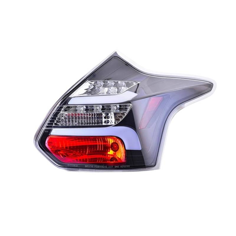 Taillight Assembly Compatible With Focus Hatchback 2012-2014 Drive Light Brake Light Turn Signal(Black bottom) von KNAVOPLEX