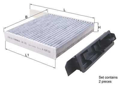 Knecht Filter, Innenraumluft [Hersteller-Nr. LAK230] für Dacia, Lada, Nissan, Renault von KNECHT