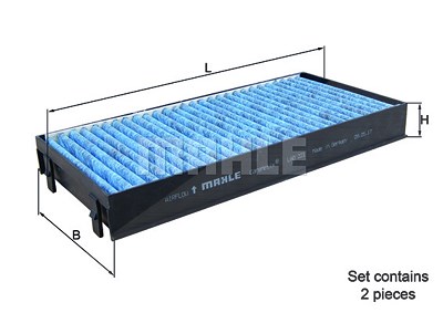 Knecht Filter, Innenraumluft [Hersteller-Nr. LAO221/S] für BMW von KNECHT