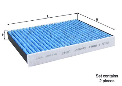 Knecht Filter, Innenraumluft [Hersteller-Nr. LAO467/S] für Alpina, BMW, Hyundai, Rolls-royce von KNECHT