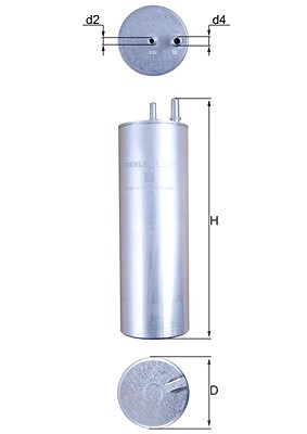 Knecht Kraftstofffilter [Hersteller-Nr. KL229/5] für VW von KNECHT