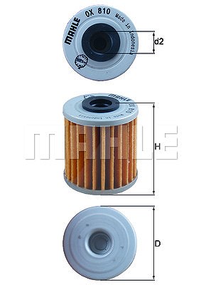 Knecht Ölfilter [Hersteller-Nr. OX810] für Suzuki von KNECHT