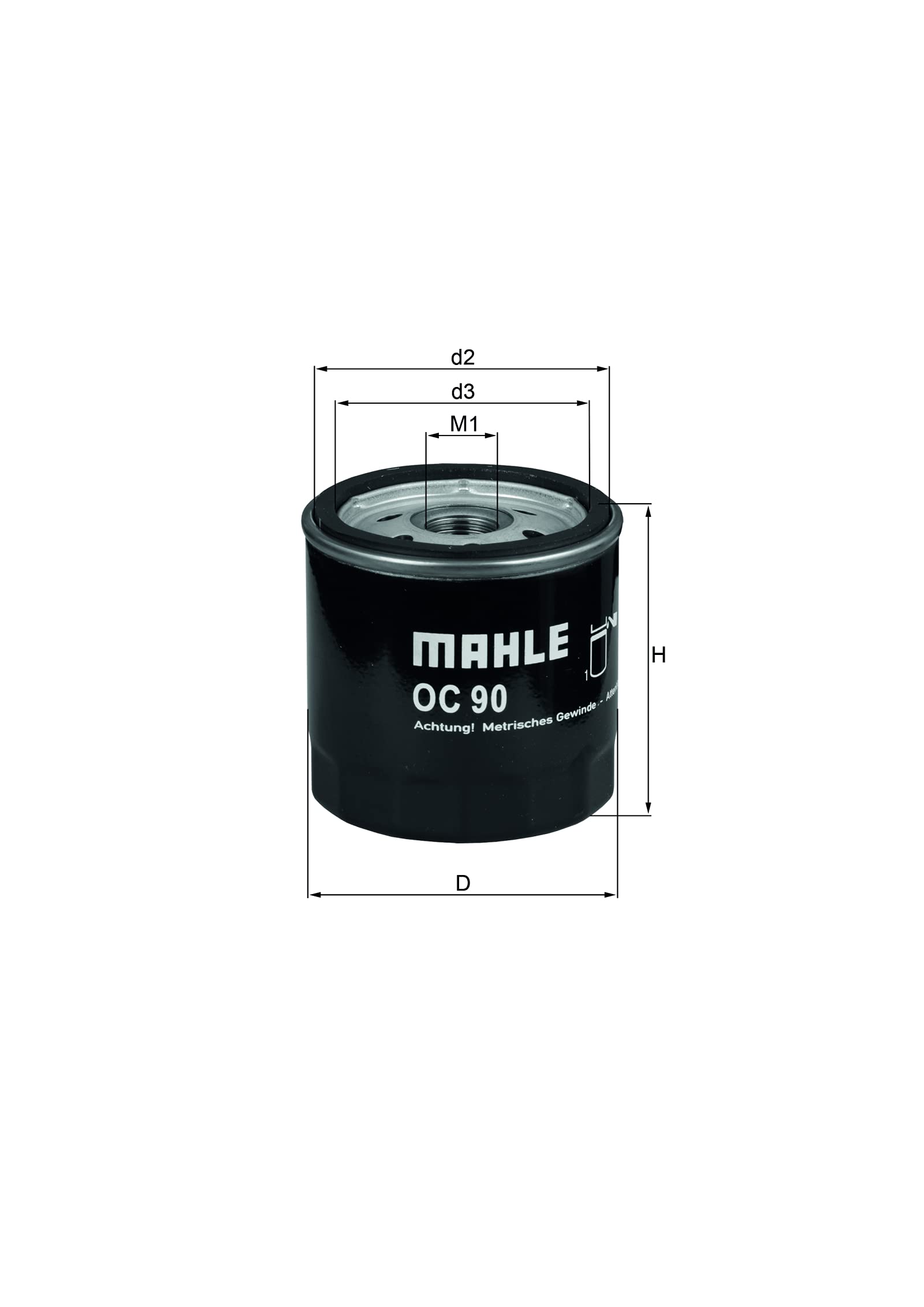 MAHLE OC 90 OF Ölfilter von MAHLE