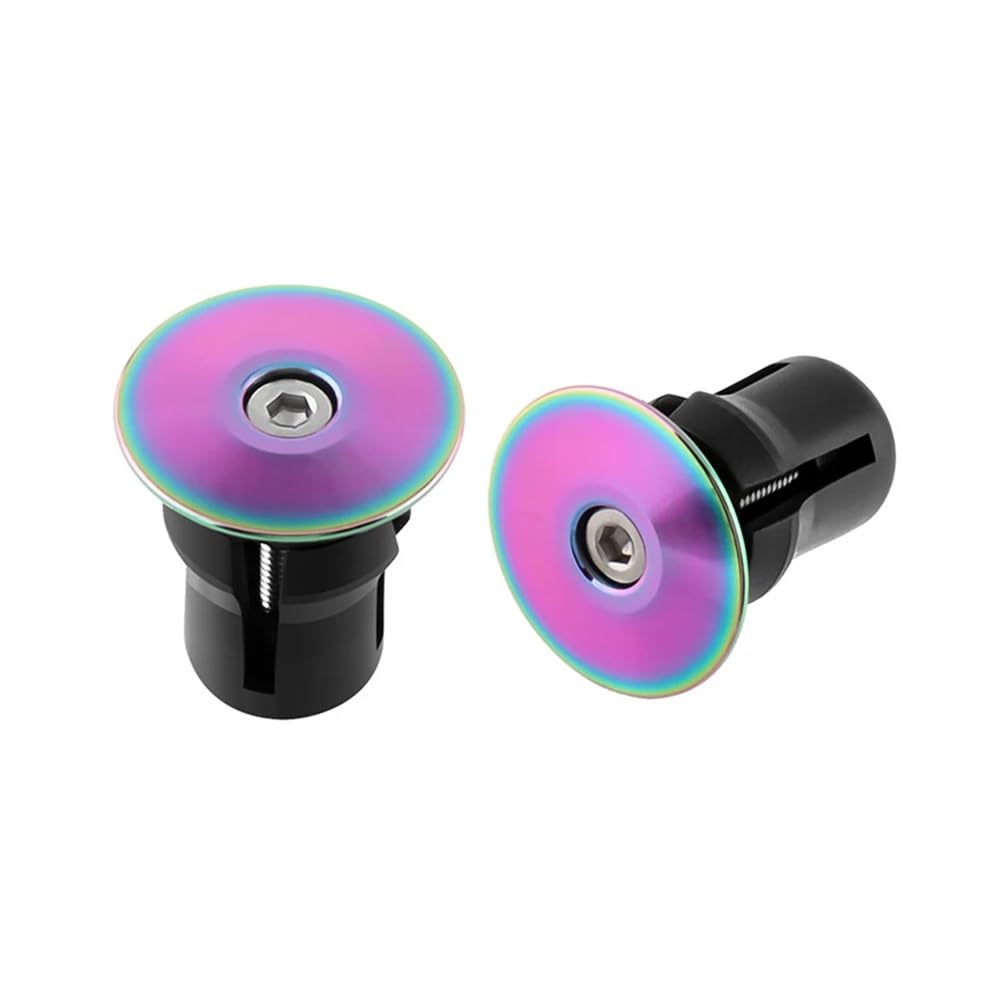 Lenkerendstopfenkappe 1 Paar Expansion Lock Fahrrad Lenker Griffe End Stecker Abdeckung Rennrad Aluminium Legierung Kappe Radfahren Zubehör von KNFRUWPD