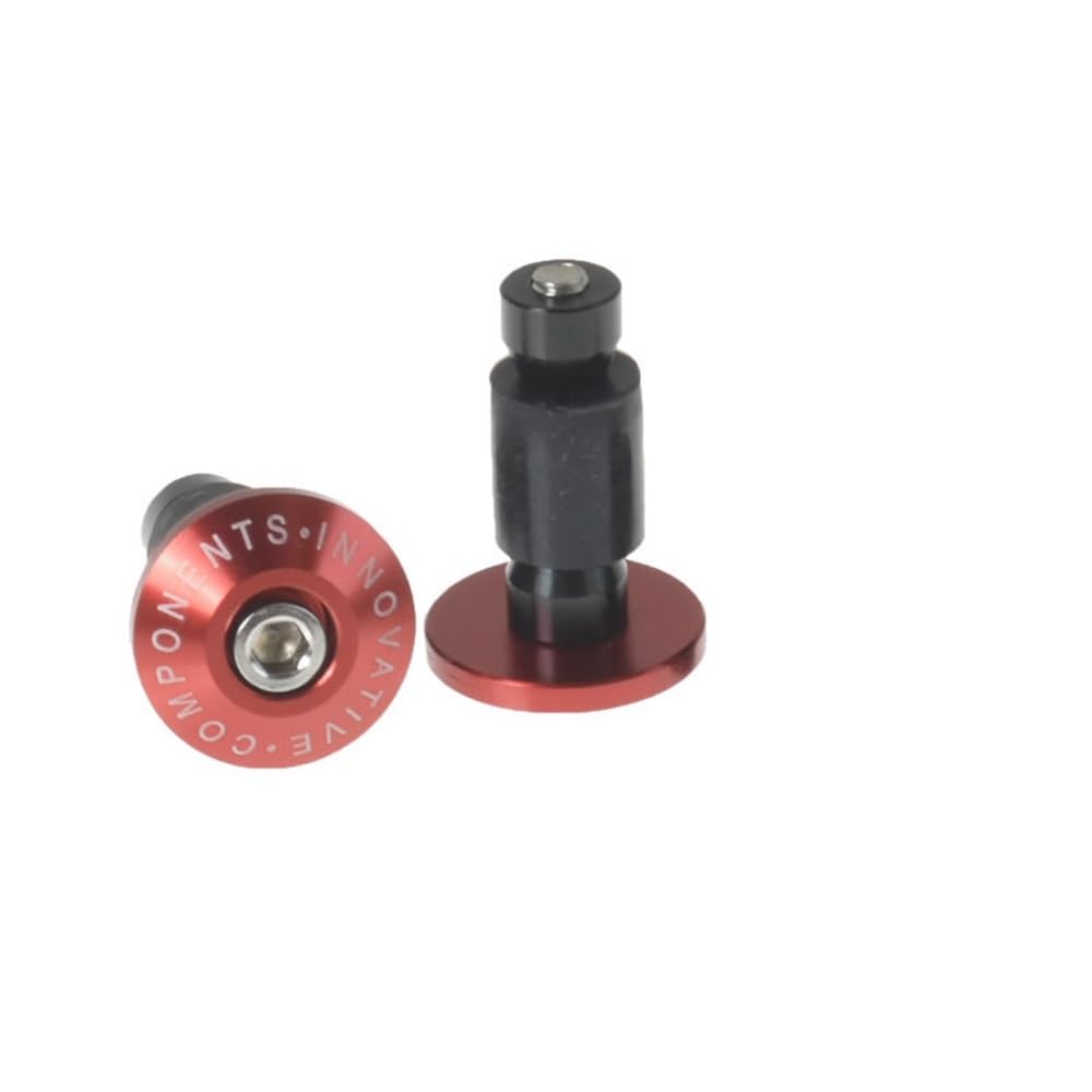 Lenkerendstopfenkappe 1Pcs Motorrad Griff Bar End Gewicht Lenker Griffe Anti Vibration Stecker Für Yam&aha Für Kawa&saki Für H&ON&DA Dirt Bike von KNFRUWPD