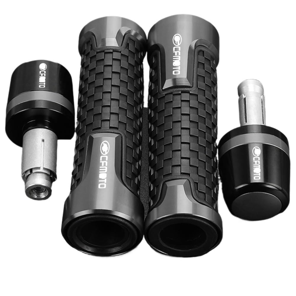 Lenkerendstopfenkappe Für CFMOTO 800MT CL-X700 650GT 650NK 400GT 400NK 450/250/300SR 450 300 SS Lenker Grip Enden Gewichte Anti Vibration Silder Stecker von KNFRUWPD