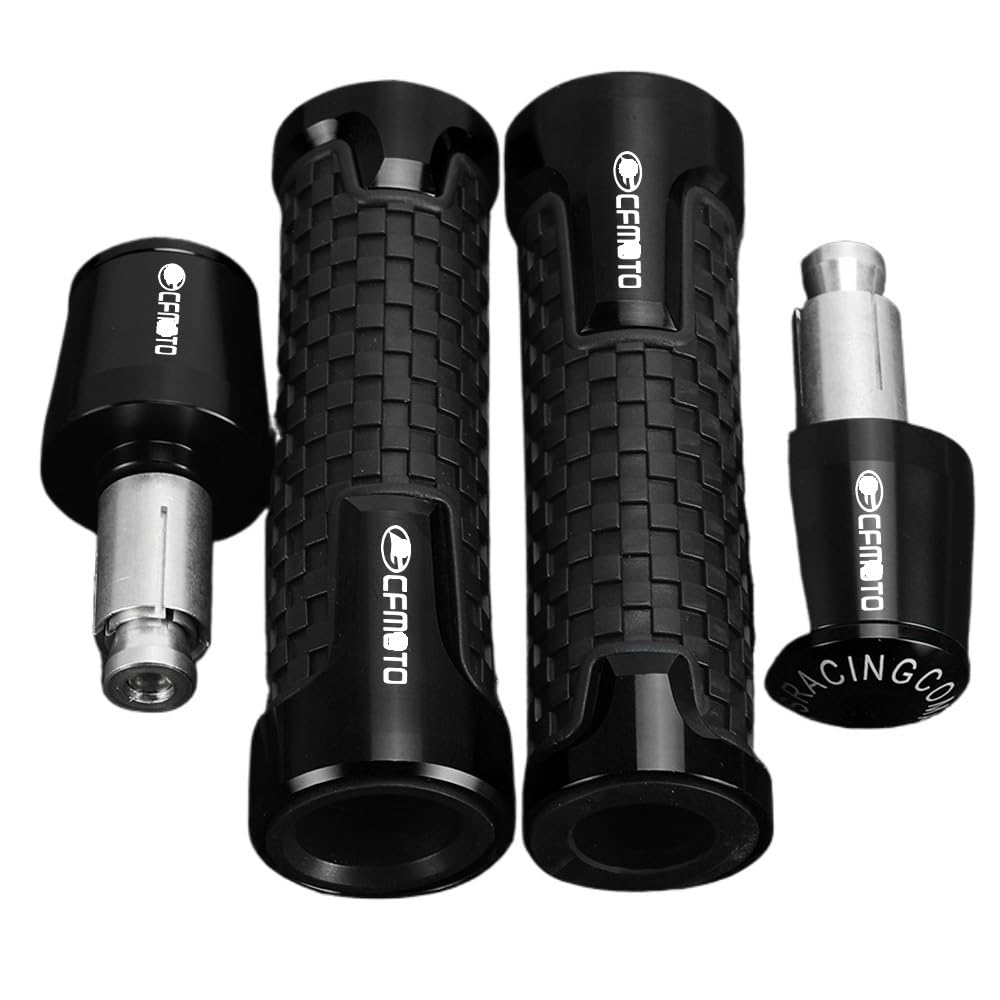 Lenkerendstopfenkappe Für CFMOTO 800MT CL-X700 650GT 650NK 400GT 400NK 450/250/300SR 450 300 SS Lenker Grip Enden Gewichte Anti Vibration Silder Stecker von KNFRUWPD