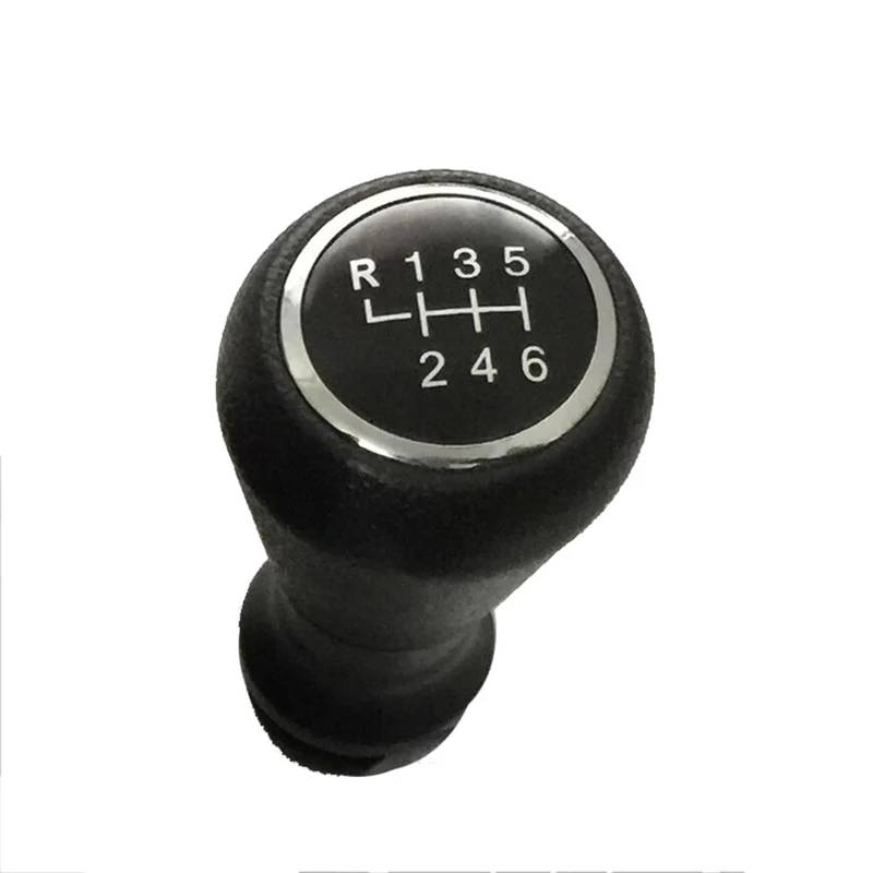 Auto Schaltknauf Für Peugeot 206 205 308 309 405 406 / PU Leder Auto Shift Schaltknauf Hebel Gaitor Boot Abdeckung Auto Schalthebel(6speed Gear knob) von KNWIAUQ