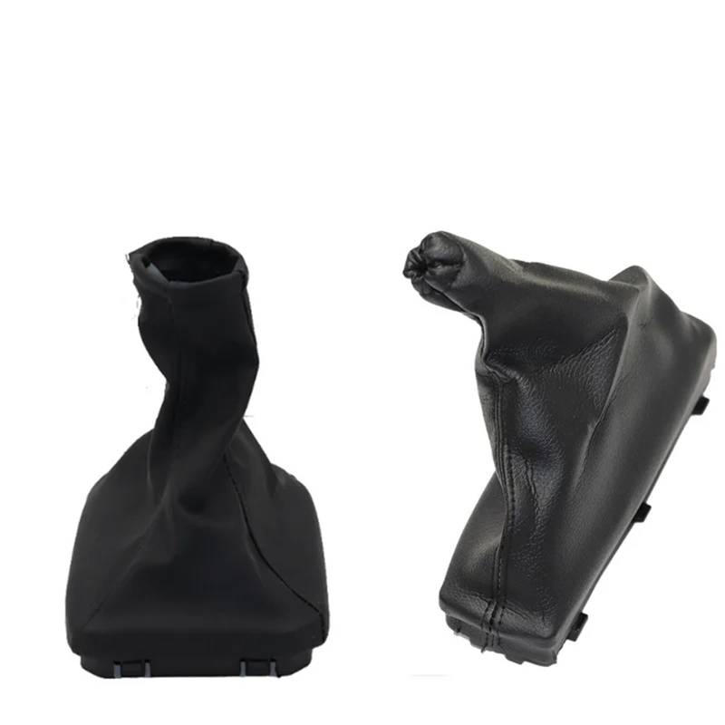 Auto Schaltknauf Für Vauxhall Für OPEL Für Vectra B/Auto Shift Schaltknauf Boot Abdeckung Handbremse Boot Gamasche Auto Schalthebel(Handbrake and Boot) von KNWIAUQ