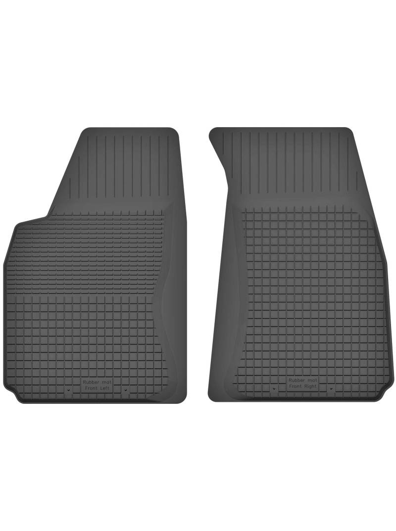 2 Stück Gummifußmatten Vorne kompatibel mit Ford Ranger I mk1 (1997-2006) ideal angepasst von KO-RUBBERMAT