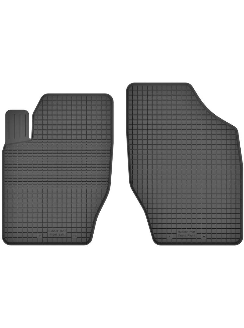 2 Stück Gummifußmatten Vorne kompatibel mit Honda Jazz III Bj. 2007-2015 ideal angepasst von KO-RUBBERMAT