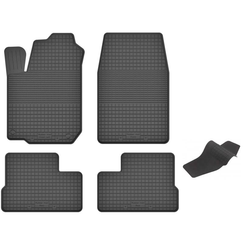 Gummimatten mit Tunnel kompatibel mit Mercedes M-Klasse W164 (2005-2011) ideal angepasst 5-Teile EIN Set von KO-RUBBERMAT