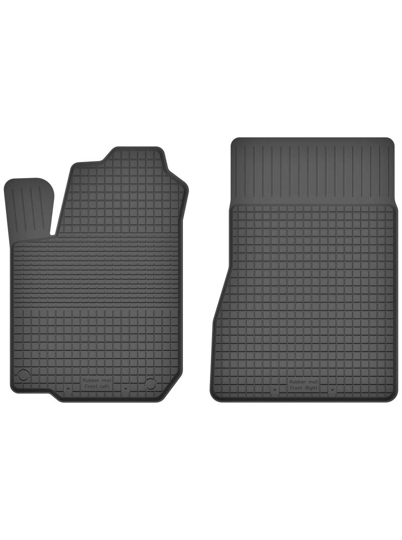 2 Stück Gummifußmatten Vorne kompatibel mit Suzuki Grand Vitara II 2005-2014 ideal angepasst von KO-RUBBERMAT