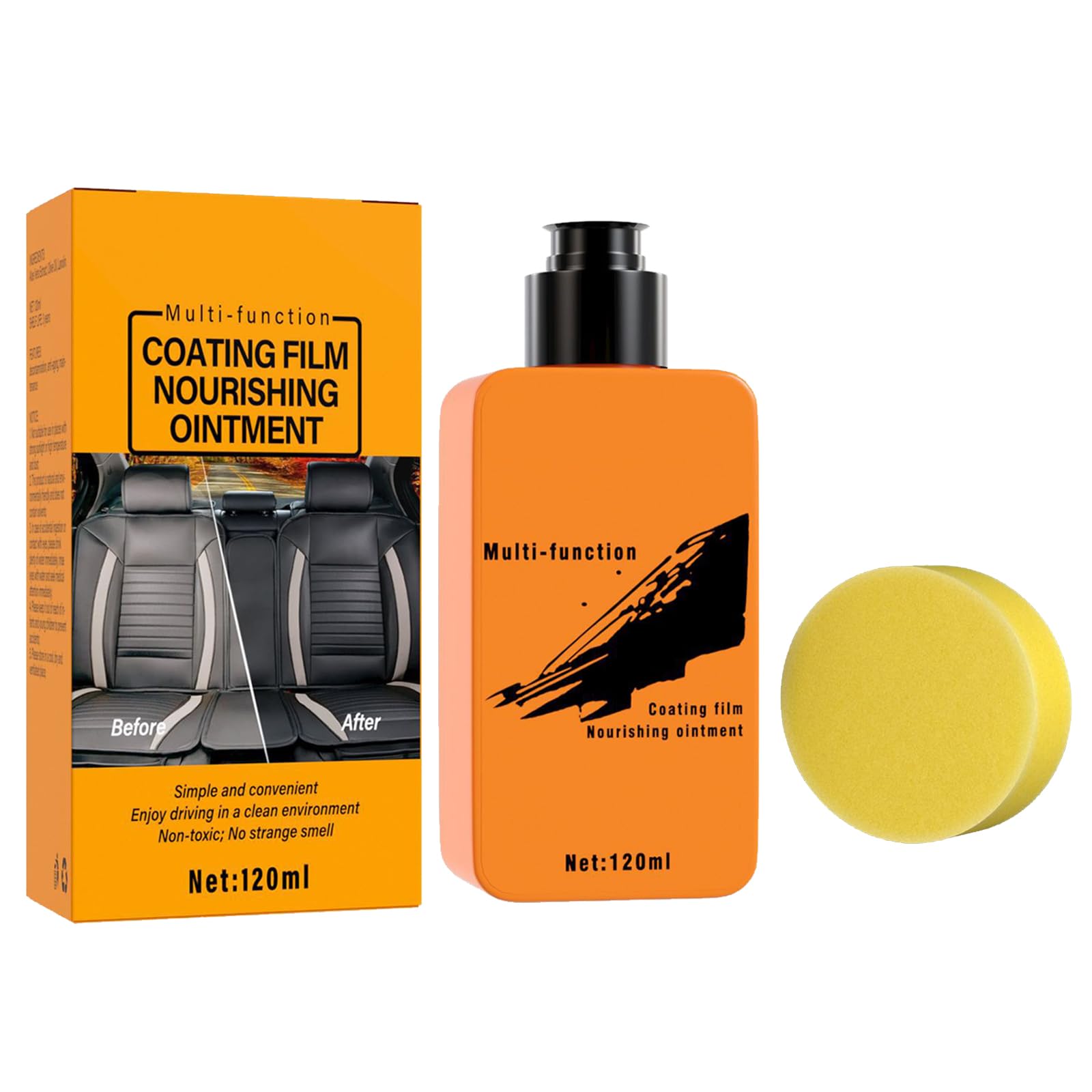 KOAHDE Reparaturcreme für Ledersitze, Reparaturset für Lederreparatur, Reparaturset für Leder und Vinyl, Reparatur von Kratzern aus Leder für Risse, Creme für die Hautrestaurierung, 120 ml von KOAHDE