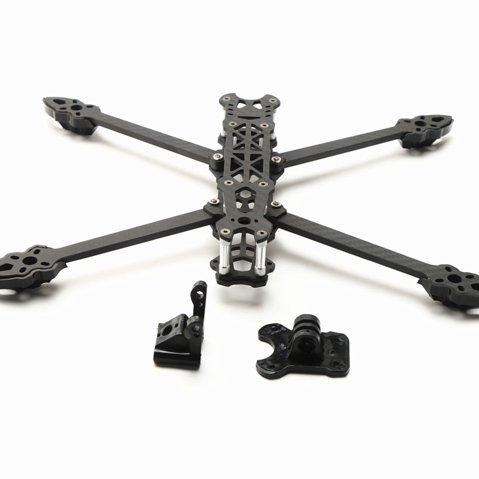 KOCAN Mark4 7 Zoll 295 mm mit 5 mm Arm Quadcopter Rahmen 3K Kohlefaser 7'' FPV Freestyle Fernbedienung Renndrohne mit schwarzen Druckteilen für DIY FPV von KOCAN