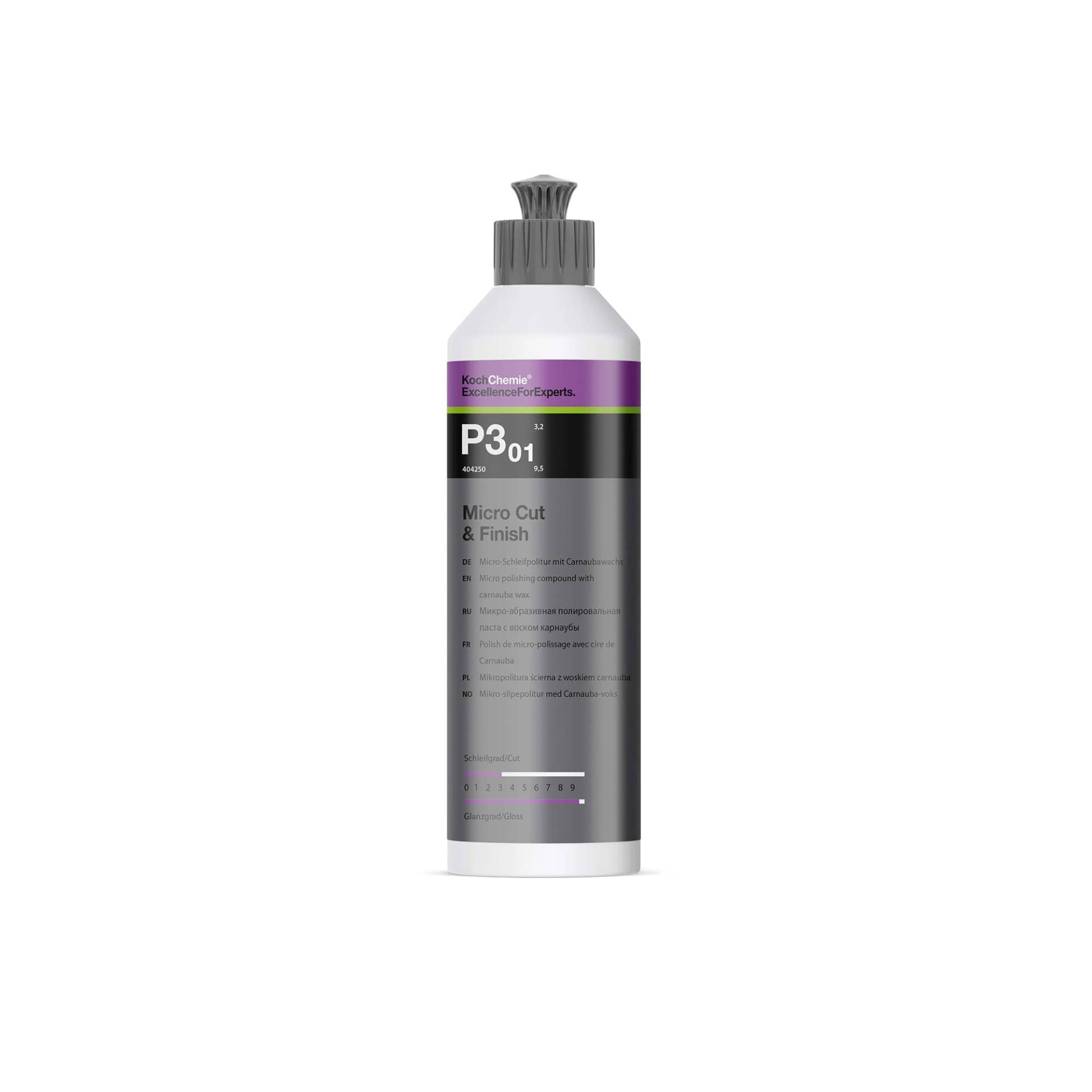 Micro Cut P3.01 Koch Chemie Polish Micro Cut & Finish P3.01 Micro Schleifpolitur mit Carnaubawachs 250 ml von KOCHCHEMIE