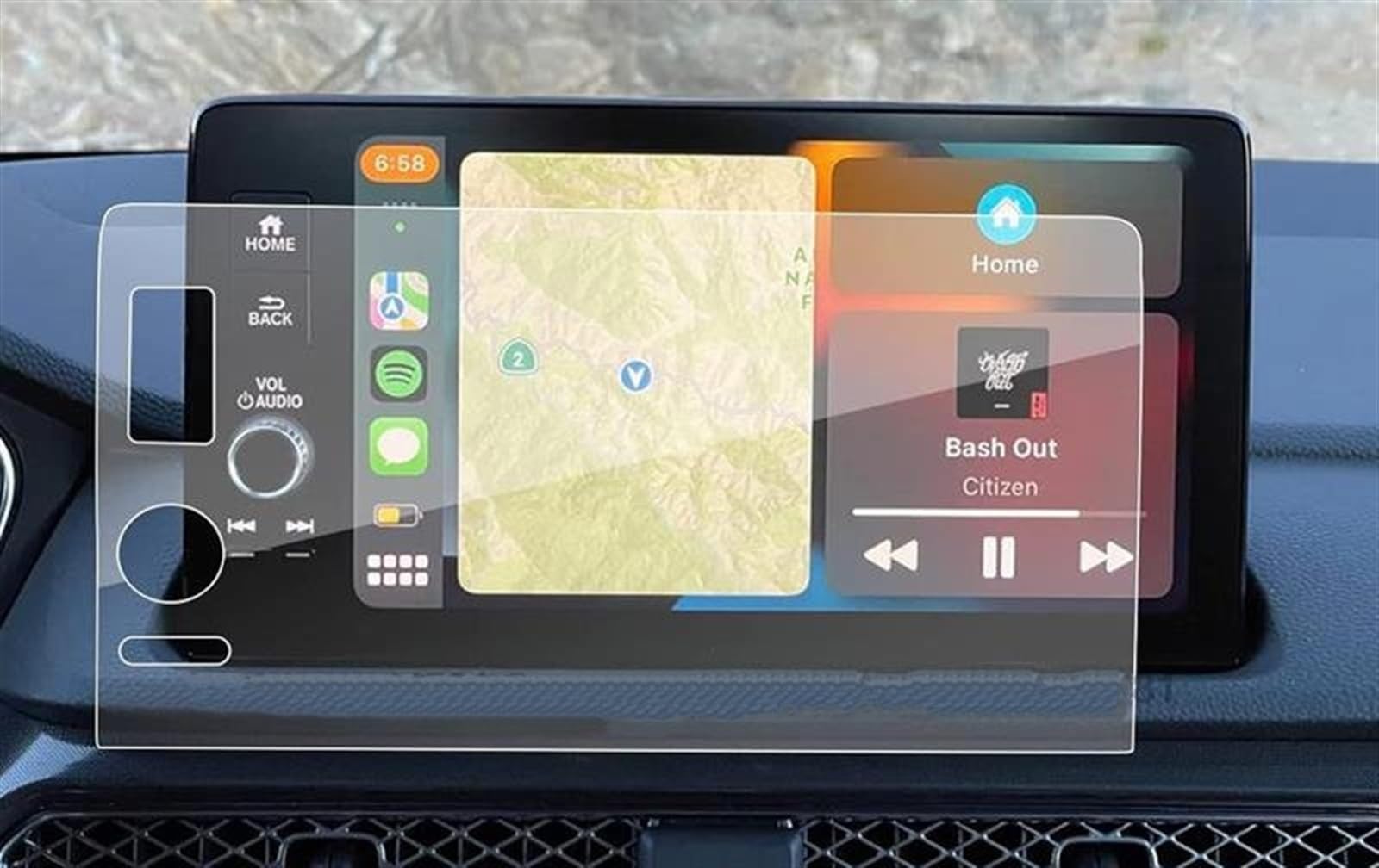 Auto Displayschutz Folie Für Acura Für Integra 2023 2024 Autoradio GPS-Navigation Displayschutzfolie Innenausstattung Gehärtetes Glas(9 inch) von KOEHXJ