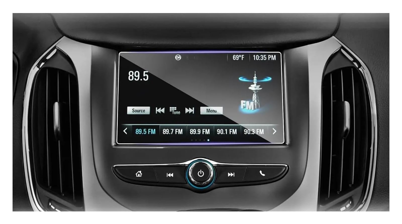 Auto Displayschutz Folie Für Chevrolet Für Cruze Für D2LC 2016 2017 2018 2019 2020 Auto LCD GPS Navigation Gehärtetem Glas Bildschirm Film Schutz(176x99mm) von KOEHXJ