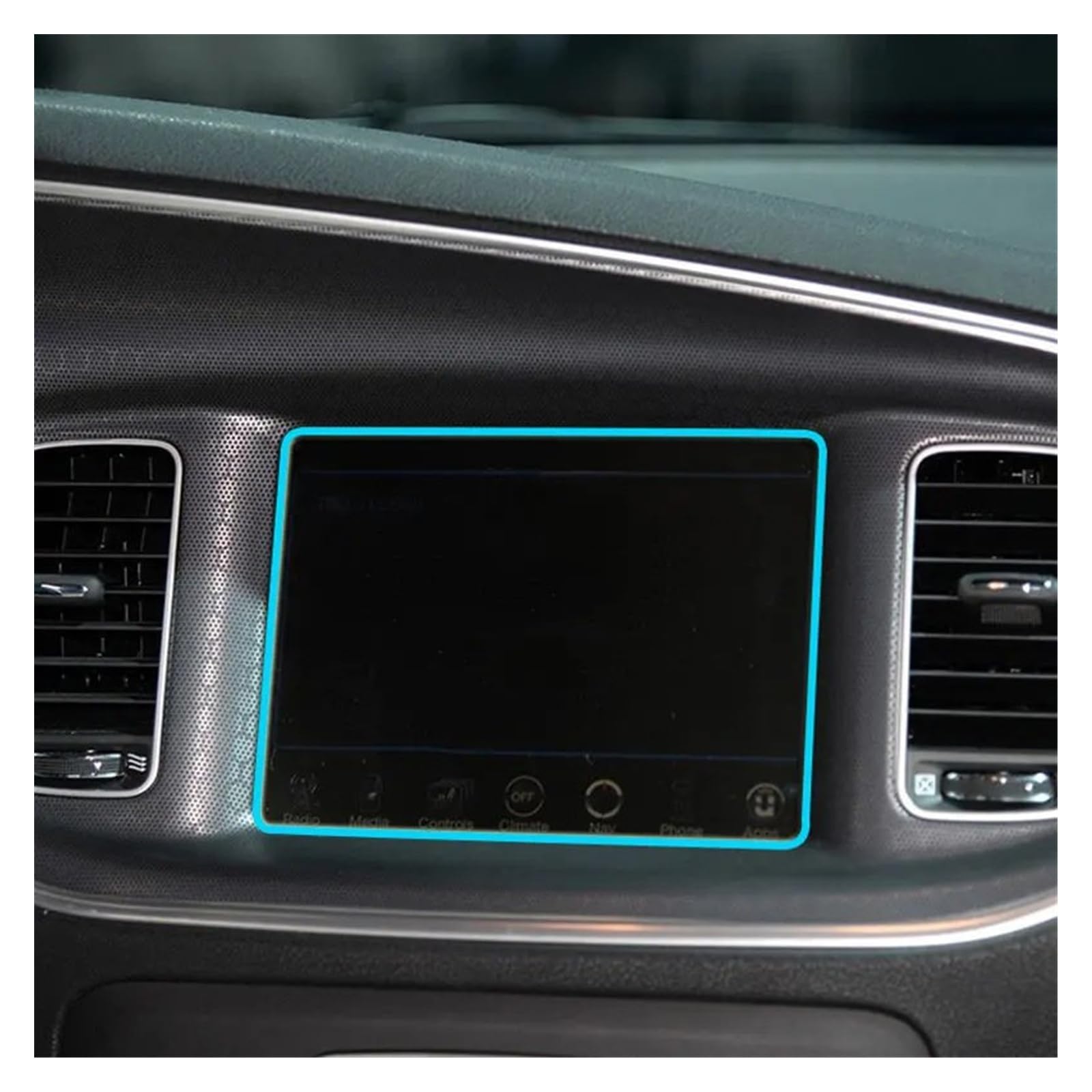 Auto Displayschutz Folie Für Dodge Für Charger 2015 2016 2017 2018 2019 LCD-Bildschirm Aus Gehärtetem Glas, Schutzfolie, 8,4 Zoll, Auto-GPS-Navigation, Schutzfolie von KOEHXJ