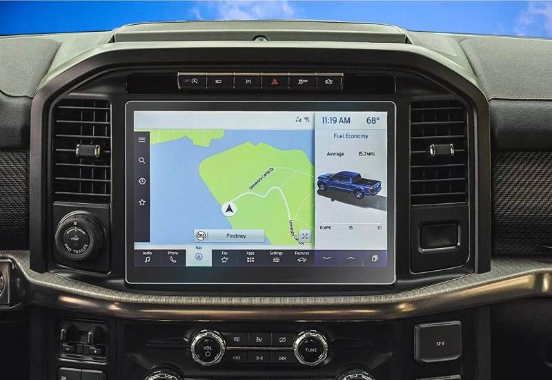 Auto Displayschutz Folie Für Ford Für F150 F 150 2021 2022 2023 Autonavigationsbildschirm Infotainment-Center Touch Klare Schutzfolie Aus Gehärtetem Glas von KOEHXJ