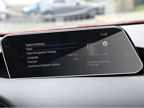 Auto Displayschutz Folie Für Mazda 3 2019 2020 2021 2022 LCD-Bildschirm Gehärtetes Glas Schutzfolie 8,8 Zoll Auto GPS Navigation Schutzfolie von KOEHXJ