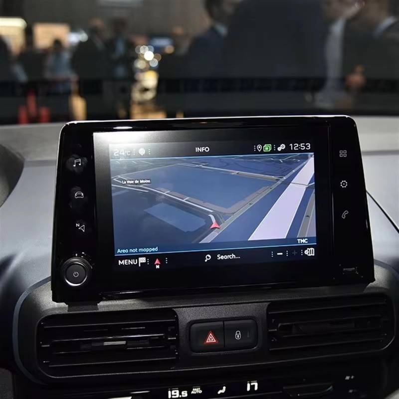 Auto Displayschutz Folie Für Peugeot Für Rifter 2019 2020 Auto GPS Navigation Bildschirm Film Auto Innen Zubehör Gehärtetem Glas Screen Protector von KOEHXJ