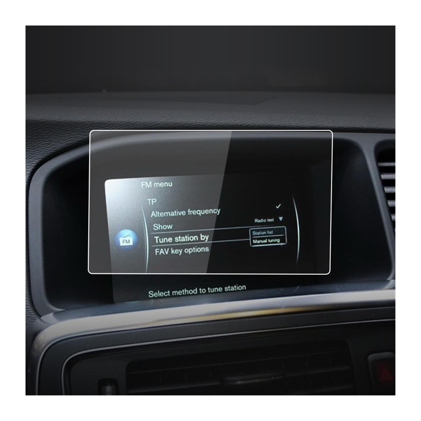 Auto Displayschutz Folie Für Volvo Für S60 2014 2015 2016 2017 7 Zoll Armaturenbrett-Navigationsmembran Auto-GPS-Display Schutzfolie Aus Gehärtetem Glas(HD) von KOEHXJ